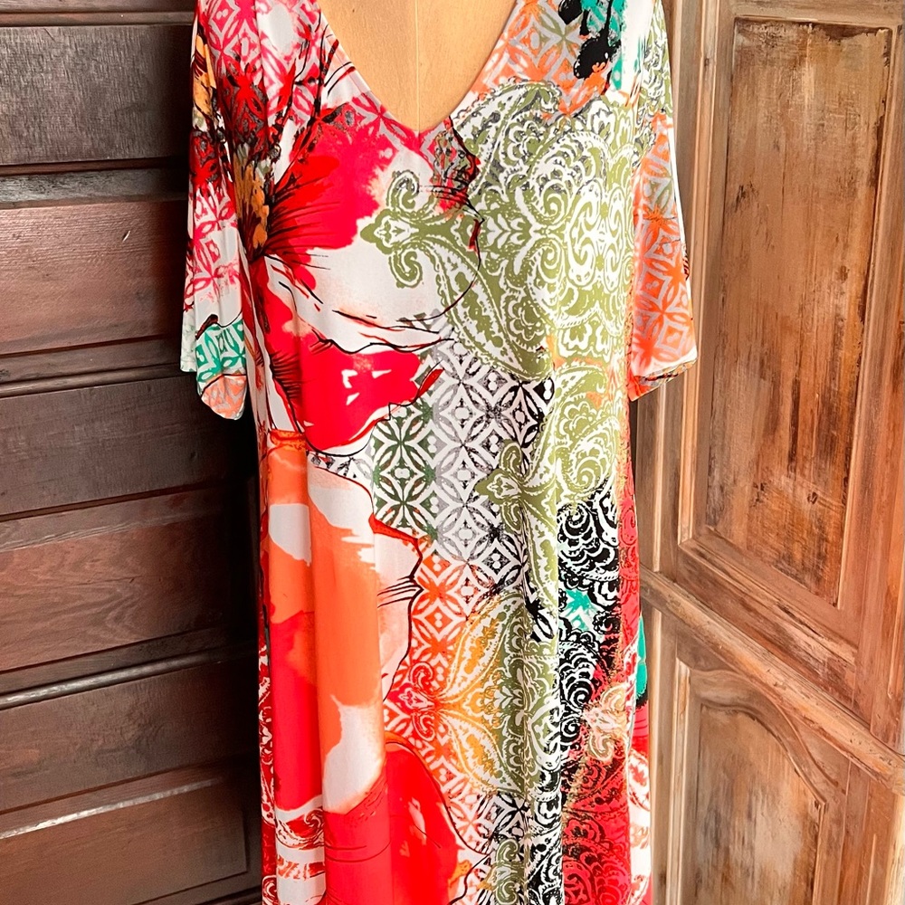 Colorful Patterned Dress